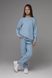 Спортивні штани прямі однотонні для дівчинки SAFARI 60188 164 см Блакитний (2000989506157D)