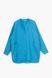 Рубашка однотонная женская Crep 90557 M Синий (2000989719854D)