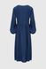 Платье однотонное женское 605 54 Темно-синий (2000990349637D)