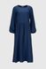Сукня однотонна жіноча 605 54 Темно-синій (2000990349637D)