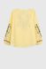 Вишиванка сорочка з принтом жіноча Park karon 23150 40 Жовтий (2000990154262A)