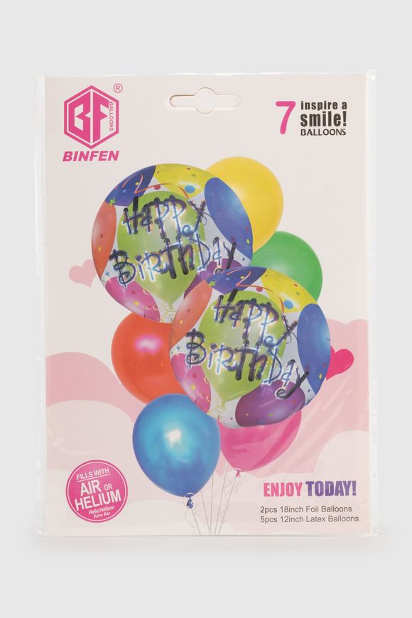 Магазин взуття Набір повітряних кульок Happy Birthday BF5726