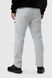Спортивные брюки однотонные прямые мужские Tommy life 82101 S Светло-серый (2000990184719W)