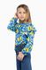 Блуза з візерунком для дівчинки MyChance Метелик Синій 116 см Різнокольоровий (2000989804512D)