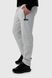 Спортивні штани однотонні прямі чоловічі Tommy life 82101 2XL Світло-сірий (2000990184757W)