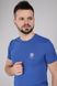 Фітнес футболка однотонна чоловіча Speed Life XF-1509 2XL Синій (2000989559733)