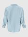 Рубашка однотонная женская 2414-K 3XL Голубой (2000990556776S)