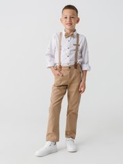 Магазин обуви Костюм для мальчика (рубашка+штаны+подтяжки) 3190