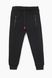 Спортивні штани для хлопчика однотонні Atescan 2207 110 см Чорний (2000989464655)