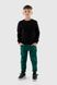 Спортивні штани однотонні для хлопчика Atabey 30358.0 140 см Зелений (2000990158642W)