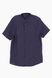 Рубашка однотонная мужская FIGO 7055-B 2XL Темно-синий (2000989736882S)