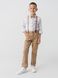 Костюм для хлопчика (сорочка+штани+підтяжки) Mini Papi 3190 110 см Бежевий (2000990489487D)