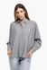 Рубашка с узором женская Crep 90628 L Серый (2000989719786D)