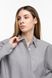 Рубашка с узором женская Crep 90628 L Серый (2000989719786D)