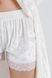 Комплект халат+пижама женский Nicoletta 87130 S Белый (2000902041260А)