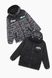 Куртка для хлопчика двостороння A033 164 см Чорний (2000989397526)