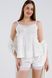 Комплект халат+піжама жіночий Nicoletta 87130 XL Білий (2000990388957А)