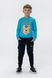 Спортивні штани з принтом для хлопчика Pitiki 2001-1 110 см Темно-синій (2000990094261W)