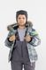 Комбінезон для хлопчика H-100 куртка + штани на шлейках 98 см Сірий (2000989625261W)
