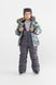 Комбинезон для мальчика H-100 куртка + штаны на шлейках 110 см Серый (2000989625308W)