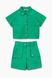 Костюм для девочки (рубашка+шорты) Cemix 4222-2 122 см Зеленый (2000989429166)