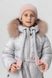 Куртка зимова для дівчинки J-09 98 см Сірий (2000989630814W)