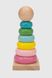 Деревянная игрушка Пирамидка TianTianMuZhi 23 Разноцветный (2002016048838)