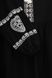 Вышиванка рубашка с принтом женская Park karon 23151 36 Черный (2000990154415A)