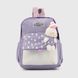 Рюкзак дошкільний для дівчинки R381N Бузковий (2000990127068A)