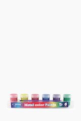 Магазин взуття Фарби Гуаш YaLong Metal Color Paints 6 кольорів YL83068-20G (6938247130478)