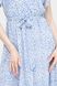 Платье с узором женское W23-22 L Голубой (2000989578284S)