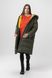 Куртка зимова жіноча 8801 One Size Хакі (2000990131089W)