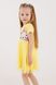 Платье для девочки Ecrin 5278 128 см Желтый (2000990434548S)
