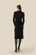 Платье-свитер однотонное женское LAWA WTC02347 2XL Черный (2000990235206D)(LW)