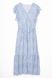 Платье с узором женское W23-22 M Голубой (2000989578154S)