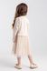 Платье с принтом для девочки Atabey 10368.1 122 см Бежевый (2000990419187D)
