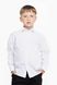 Сорочка однотонна для хлопчика Pitiki 1225 140 см Білий (2000989800002D)
