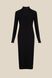 Сукня-светр однотонна жіноча LAWA WTC02347 2XL Чорний (2000990235206D)(LW)
