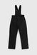 Штани на шлейках для дівчинки A-31 140 см Чорний (2000989626862W)