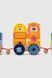 Деревянная игрушка Поезд MUWANZIWANJU DSQXS-9025 Разноцветный (2002014992874)