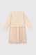 Сукня з принтом для дівчинки Atabey 10368.1 122 см Бежевий (2000990419187D)