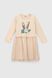 Платье с принтом для девочки Atabey 10368.1 122 см Бежевый (2000990419187D)