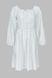 Платье с узором женское 242 42 Бело-голубой (2000990461124S)