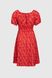 Платье с узором женское 770 48 Красно-белый (2000990584304S)