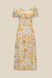 Платье с узором женское LAWA WTC02318 2XL Молочно-персиковое (2000990667335S)
