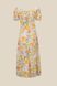 Сукня з візерунком жіноча LAWA WTC02318 XS Молочно-персиковий (2000990667281S)