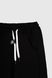 Спортивные штаны палаццо однотонные для девочки Viollen 1092 128 см Черный (2000989888949D)