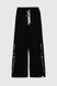 Спортивні штани палаццо однотонні для дівчинки Viollen 1092 176 см Чорний (2000989888987D)