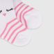 Шкарпетки для дівчинки 3 шт AND Киця 0-6 Різнокольоровий (2000990040831А)