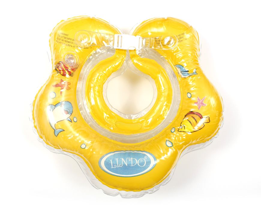 Магазин взуття Круг для купання немовлят жовтий LN-1558 (8914927015585)